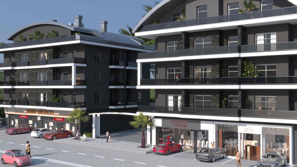 Luxury Apartments in Alanya 's Peaceful Up-and-Coming Neighborhood 