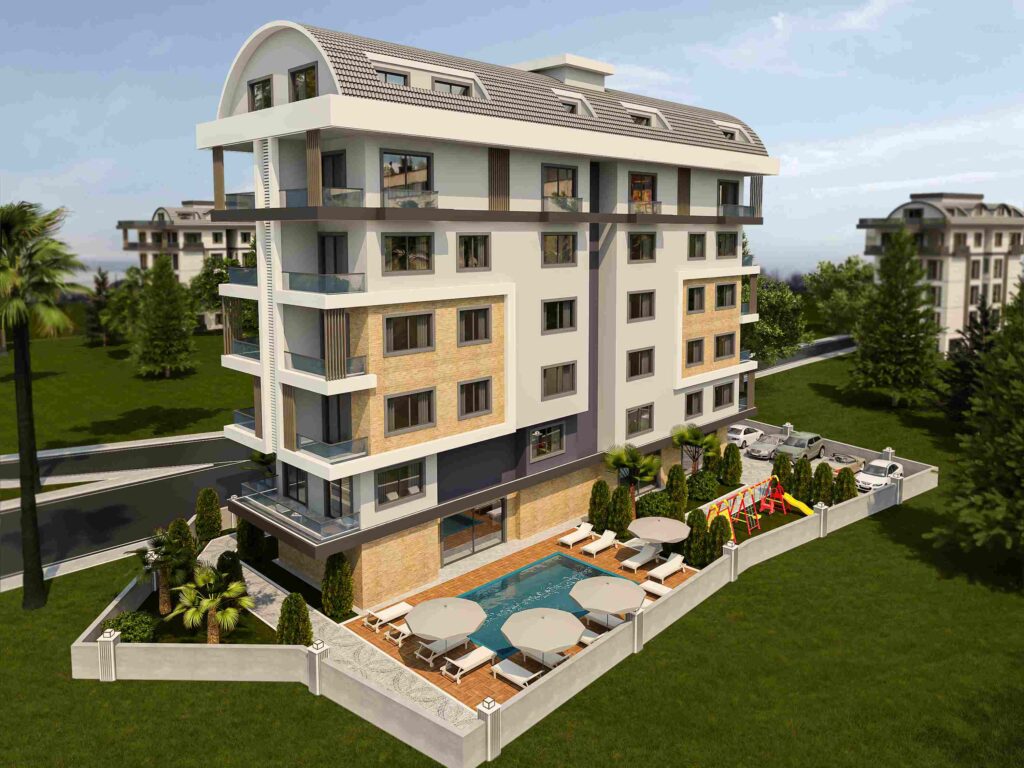 New Luxury Apartments in Avsallar Alanya | 1+1 and 2+1 Apartments with Sea View